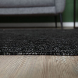 The Rugs Solid Design Low Pile Living Room Rugs In Dark Grey Flex Collection 1000Dg - thumbnail 5