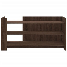 Berkfield Coffee Table Brown Oak 100X50X50 Cm Engineered Wood - thumbnail 4