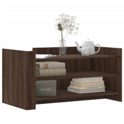 Berkfield Coffee Table Brown Oak 100X50X50 Cm Engineered Wood - thumbnail 3