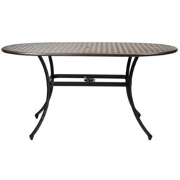 Charles Bentley Metal Cast Aluminium 7 Piece Garden Furniture Table Patio Set With Cushions - thumbnail 4