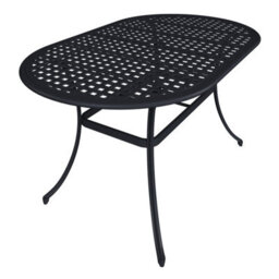 Charles Bentley Metal Cast Aluminium 7 Piece Garden Furniture Table Patio Set With Cushions - thumbnail 8