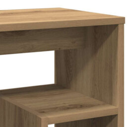 Berkfield Bedside Cabinet Artisan Oak 40X30X40 Cm Engineered Wood - thumbnail 8