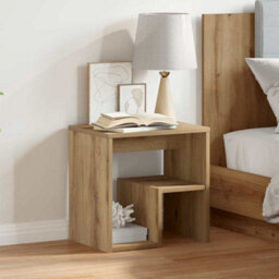 Berkfield Bedside Cabinet Artisan Oak 40X30X40 Cm Engineered Wood - thumbnail 3