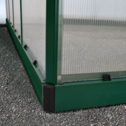Palram - Canopia Mythos 6X6 Ft Green Polycarbonate (Pc) Apex Greenhouse With Polycarbonate (Pc) Glazing With Adjustable Vent - thumbnail 3