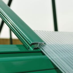 Palram - Canopia Mythos 6X6 Ft Green Polycarbonate (Pc) Apex Greenhouse With Polycarbonate (Pc) Glazing With Adjustable Vent - thumbnail 4