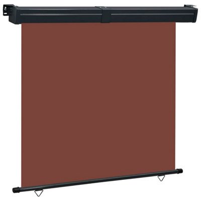 Walplus Balcony Side Awning Garden Sun Shade Canopy Gazebo For Back Door, Porch, Patio 175X250 Cm Brown - image 1