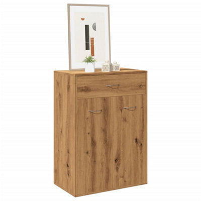 Berkfield Shoe Cabinet Artisan Oak 60X35X84 Cm Engineered Wood - image 1