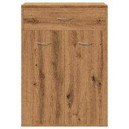 Berkfield Shoe Cabinet Artisan Oak 60X35X84 Cm Engineered Wood - thumbnail 4