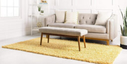 "Bravich Gold Thick Shaggy Rug - California - 160X230Cm (5'4""x7'8"")" - thumbnail 2