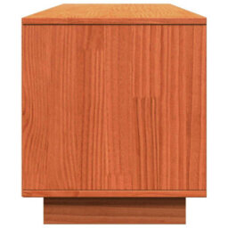 Berkfield Durable Tv Cabinet Wax Brown 140X35X40 Cm Solid Wood Pine - thumbnail 7