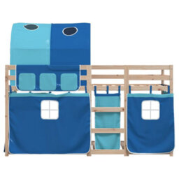 Berkfield Bunk Bed Without Mattress Blue 80X200 Cm Solid Wood Pine - thumbnail 5