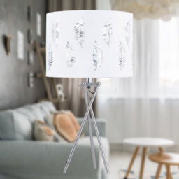 First Choice Lighting Fern - White Cut Out 25Cm Pendant Lightshade - thumbnail 5