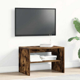Berkfield Tv Cabinet Smoked Oak 60X40X40 Cm Engineered Wood - thumbnail 3