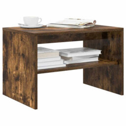 Berkfield Tv Cabinet Smoked Oak 60X40X40 Cm Engineered Wood