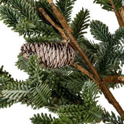 Woodland Pine Teardrop Swag With Pinecones Faux Christmas Swag - thumbnail 2