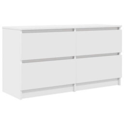 Berkfield Tv Cabinet White 100X35X54 Cm Engineered Wood - thumbnail 2