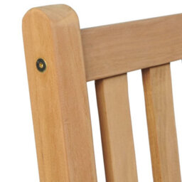 Berkfield Outdoor Chairs 6 Pcs Solid Teak Wood - thumbnail 4