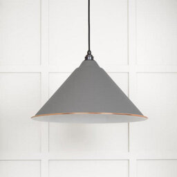 From the Anvil White Gloss Hockley Pendant In Bluff - thumbnail 3