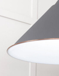 From the Anvil White Gloss Hockley Pendant In Bluff - thumbnail 6