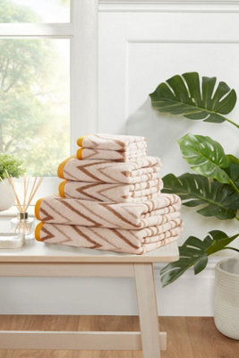 Rapport Home Helix Pure Cotton Face Towel Natural - image 1
