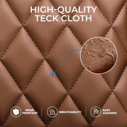 Gtplayer Gaming Chair, Executive Office Desk Chair With Footrest Ergonomic Heavy Duty Lumbar Support Computer Chairs, Brown - thumbnail 7