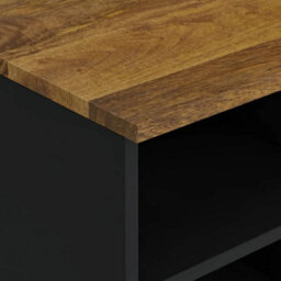 Berkfield Sturdy Tv Cabinet 100X33X46 Cm Solid Wood Mango&engineered Wood - thumbnail 6