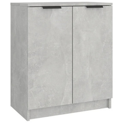 Berkfield Elegant Shoe Cabinet Concrete Grey 59X35X70 Cm Engineered Wood - image 1