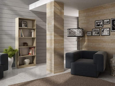 R60 Tall Bookcase Sonoma Oak At An Attractive Price - image 1