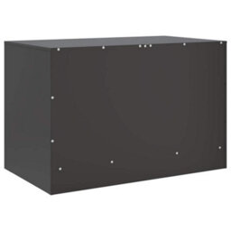 Berkfield Sturdy Tv Cabinet Black 67X39X44 Cm Steel - thumbnail 9