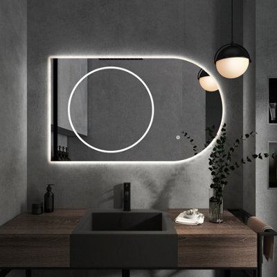 Royal Bathrooms Avalon 1000 X 600mm Led Illuminated Bathroom Mirror - Anti-Fog - image 1