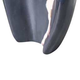 Beliani Decorative Vase Lagos 40 Cm Mango Wood Black/ Beige - thumbnail 7
