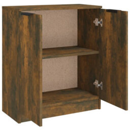 Berkfield Sideboard Smoked Oak 60X30X70 Cm Engineered Wood - thumbnail 5