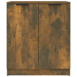 Berkfield Sideboard Smoked Oak 60X30X70 Cm Engineered Wood - thumbnail 3