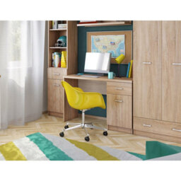 Heze Furniture Andy Desk With Storage - Sonoma Oak - thumbnail 4
