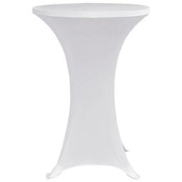 Walplus Standing Table Cover 70 Cm White Stretch 4 Pcs - thumbnail 4