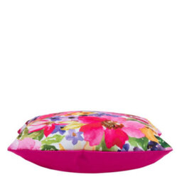 Icon Indoor And Outdoor Floral Print Waterproof Filled Cushion Velvet - thumbnail 3