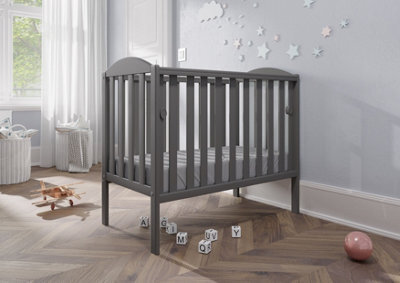 VICULII Waffi Space Saver Baby Cot Grey - image 1