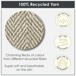 Emma Barclay Herringbone Throw Over Blanket - thumbnail 3