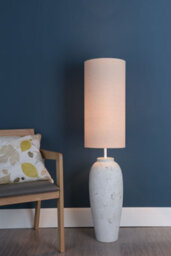 Pagazzi Lighting Pagazzi Lucinda White Concrete Floor Lamp - thumbnail 2