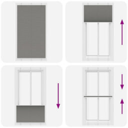 Berkfield Modern Pleated Blind Anthracite 105X200 Cm Fabric Width 104.4 Cm Polyester - thumbnail 7
