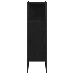 Berkfield Modern 3 Piece Bathroom Cabinet Set Black Oak Engineered Wood - thumbnail 8
