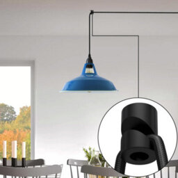 3 Pcs Metal Pendant Light Cable Hooks V Shape Metal Ceiling Or Wall Mounted For Hanging Spider Lighting Fixtures & Plants - thumbnail 3