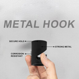 3 Pcs Metal Pendant Light Cable Hooks V Shape Metal Ceiling Or Wall Mounted For Hanging Spider Lighting Fixtures & Plants - thumbnail 7