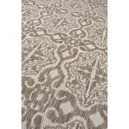 Melrose Eden Victorian Natural Large Indoor Outdoor Area Rug 3mm Pile Height - 160/230Cm - thumbnail 3