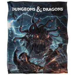 Dungeons & Dragons Monster Manual Art Blanket White (One Size) - thumbnail 2