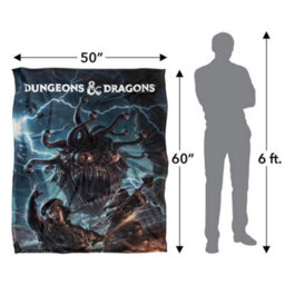 Dungeons & Dragons Monster Manual Art Blanket White (One Size) - thumbnail 5