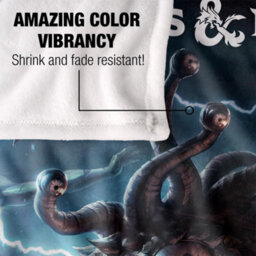 Dungeons & Dragons Monster Manual Art Blanket White (One Size) - thumbnail 4