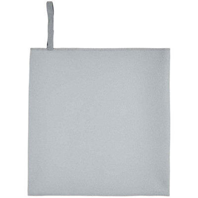 Sols Atoll 30 Microfibre Guest Towel Pure Grey (One Size)