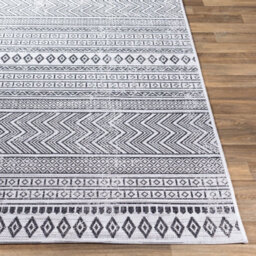 Livabliss Oval Eagean-Geometric Black White In- & Outdoor Rug 160 X 220 Cm Easy Care, Non Shedding - thumbnail 5