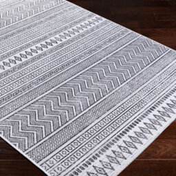 Livabliss Oval Eagean-Geometric Black White In- & Outdoor Rug 160 X 220 Cm Easy Care, Non Shedding - thumbnail 6